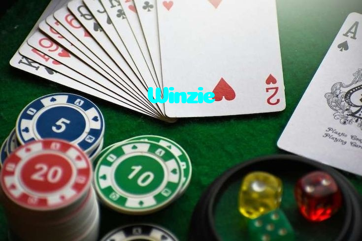 Winzie casino presented on mobile device in Pakistan with slots and live games